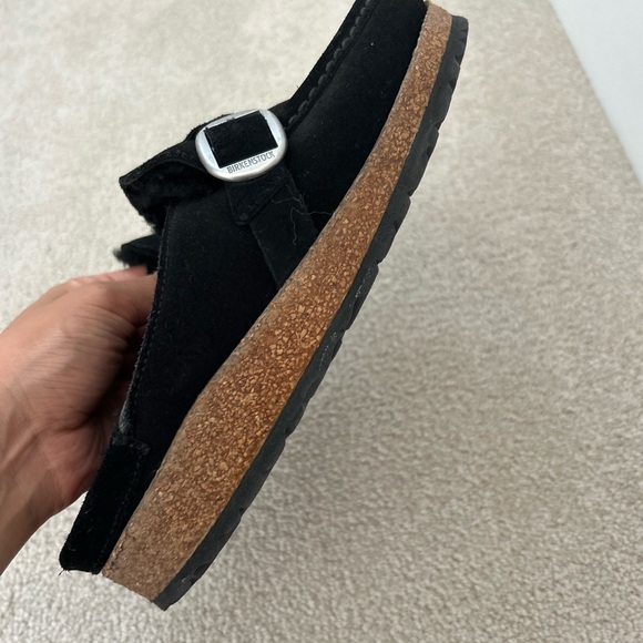 Birkenstock Black Suede Women's Shoes - Picture 6 of 9